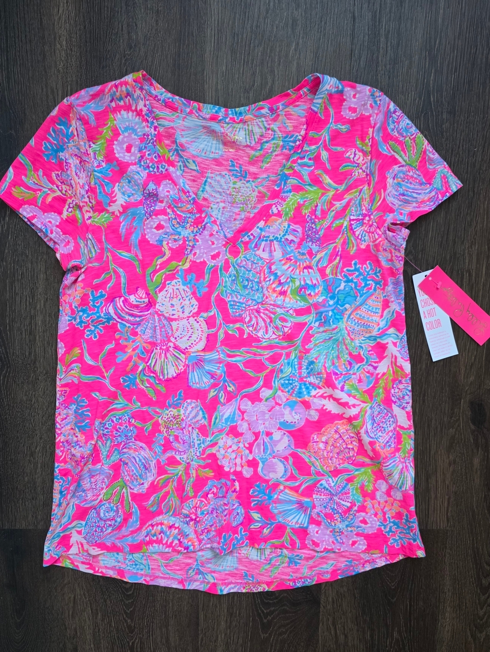 Lilly Pulitzer "Shell Me Something Good" top